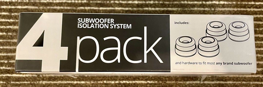 SVS SoundPath Subwoofer Isolation Feet 4-Pack) (Category: Soundbars, Speakers & Amplifiers) located in Quezon City. Submitted by warmshark.638938 (Listing ID 1462311159, Image 3). Description: SVS SoundPath Subwoofer Isolation Feet 4-Pack) Price: ₱3,800 Location: Marikina / Taytay Brand new I bought 2 packs from amazon for $124.79 + shipping but i only used 1 pack. Compatible with SVS (SB, PB, PC series) and almost any other subwoofer brand using