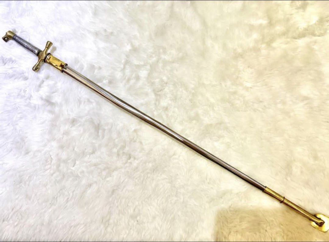 Sword saber Wedding Ceremonial Cake Cutting props (Category: Everything Else Others) located in Pasig City. Submitted by designeritems4less (Listing ID 1462287119, Image 2). Description: FOR RENT! This is a real sw0rd! It is not a plastic prop! Made of brass and heavy metal. Perfect for costume props and especially for weddings. It can be used to cut the wedding cake too! Cutting a wedding cake with a sw0rd has become a unique and memorable trend