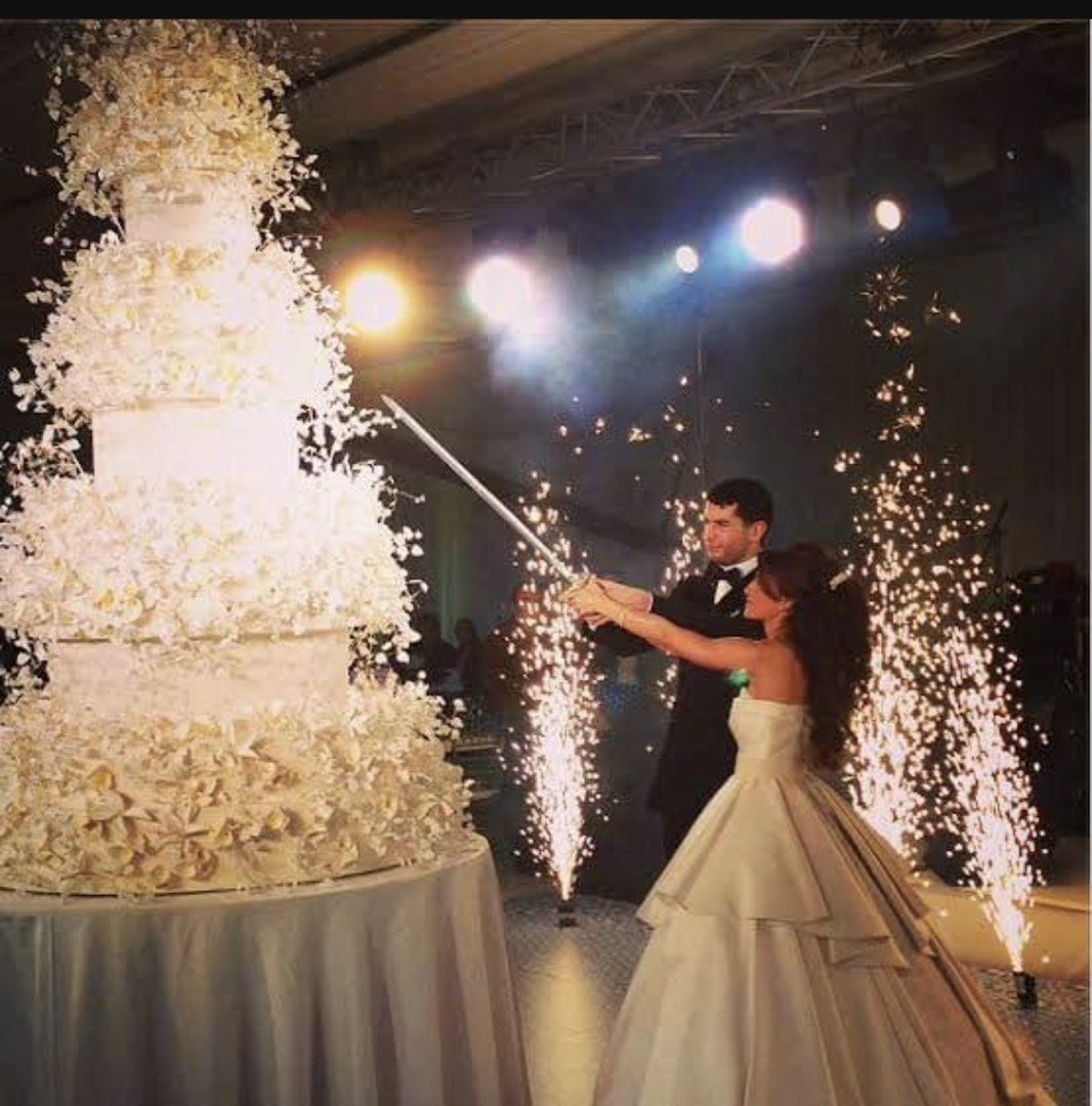 Sword saber Wedding Ceremonial Cake Cutting props (Category: Everything Else Others) located in Pasig City. Submitted by designeritems4less (Listing ID 1462287119, Image 1). Description: FOR RENT! This is a real sw0rd! It is not a plastic prop! Made of brass and heavy metal. Perfect for costume props and especially for weddings. It can be used to cut the wedding cake too! Cutting a wedding cake with a sw0rd has become a unique and memorable trend
