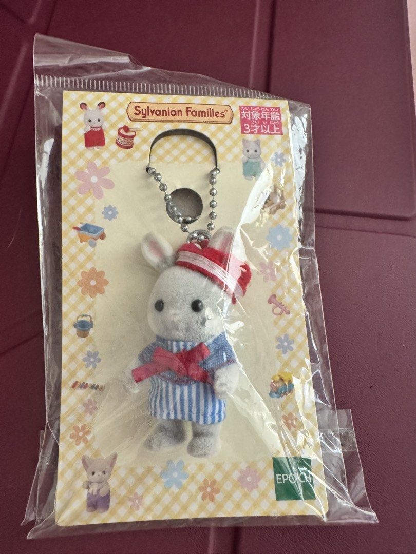 Sylvanian Sea Breeze Rabbit Keychain (Category: Character Goods) located in Quezon City. Submitted by matchaislove (Listing ID 1462270371, Image 1). Description: issue: patching .
