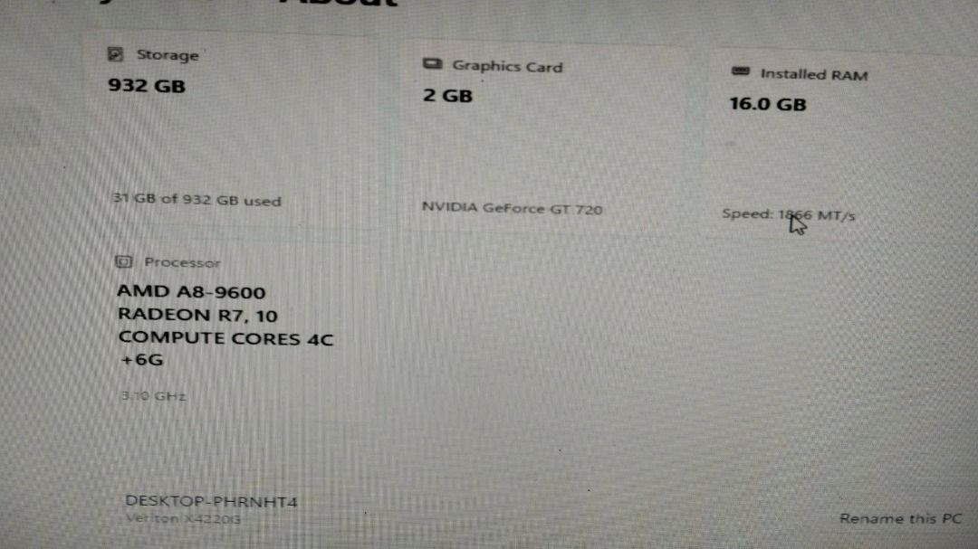 System Unit For Sale (Category: Desktops) located in Malabon City. Submitted by oliver_james501 (Listing ID 1462302145, Image 1). Description: Has its own Audio Device 1 Terabyte of storage 16GB RAM - Ramslot has 4 Slots 2GB VCARD 100% HEALTH windows 11 pro & permanenetly activated.