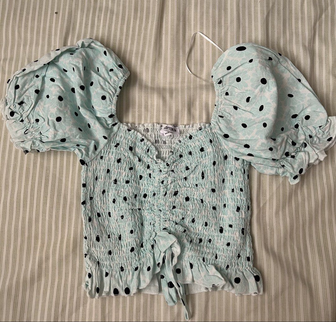 Take all Cotton On tops size XS (Category: Blouses) located in Quezon City. Submitted by poaimommy (Listing ID 1462331816, Image 1). Description: - size XS and M but will fit preteens or petite ladies - washed but unused.
