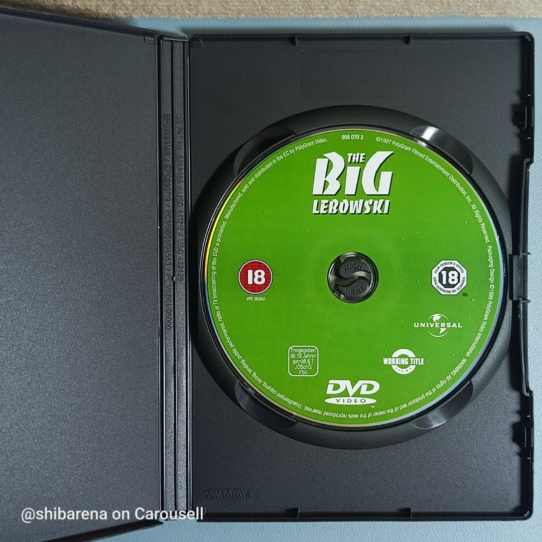 The Big Lebowski DVD - Region 2,4 PAL (Category: CDs & DVDs) located in Cebu City. Submitted by shibarena (Listing ID 1462373396, Image 3). Description: - The Big Lebowski DVD - Region 2,4 PAL (Pre-owned) - Starring Jeff Bridges, John Goodman, and Julianne Moore - Directed by: Joel and Ethan Coen ⚠️ Please ensure your DVD player supports Region 2 or 4 (PAL) before purchase..