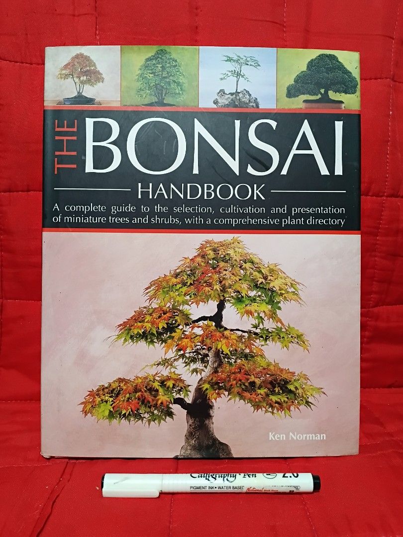 The Bonsai Handbook by Ken Norman (Category: Storybooks) located in Manila. Submitted by krishna_ayanami (Listing ID 1462436625, Image 1). Description: Comprehensive guide to bonsai. Covers selection, cultivation, and presentation of miniature trees and shrubs. Includes a plant directory. Great resource for beginners and experienced growers. Learn about different bonsai styles and indoor bonsai care..