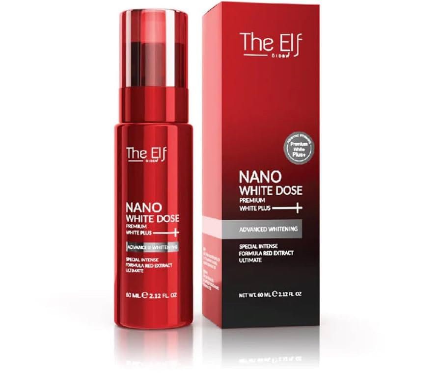 The Elf Nano White Dose Premium White Plus Serum (Category: Face Care) located in Cebu City. Submitted by itsjealopez (Listing ID 1462403214, Image 3). Description: - Premium White Plus formula for advanced whitening - Special intense formula with red extract -Famous for brightening scar marks - 50x whitening power - Net weight: 60ml - Made in Thailand Available Stocks: 4.