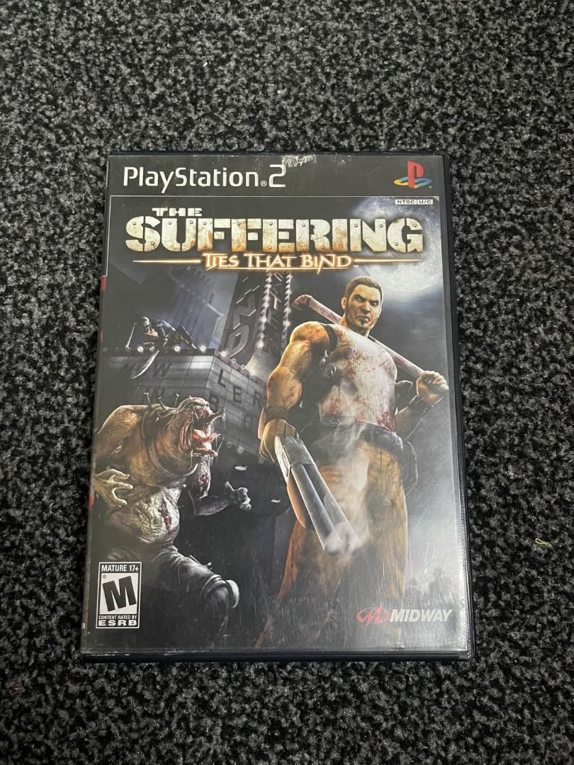 THE SUFFERING TIES THAT BIND PS2 (RARE GAME) (Category: PlayStation) located in Mandaluyong City. Submitted by _copndrop (Listing ID 1462356950, Image 1). Description: THE SUFFERING TIES THAT BIND PS2 (NTSC U/C) ₱3,900 • Tested Working • Complete w/ Manual Location: Mandaluyong.