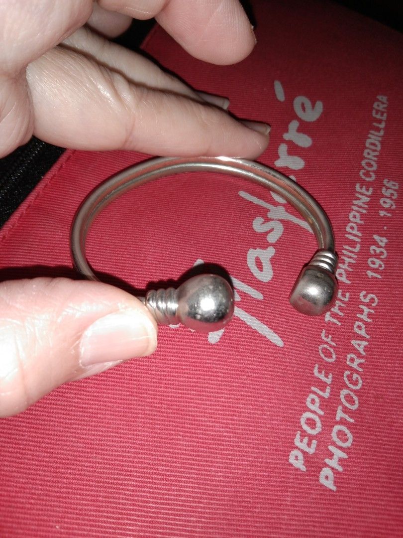 Thick stainless bangle (Category: Bracelets) located in Quezon City. Submitted by eidorableshop (Listing ID 1462268576, Image 2). Description: .