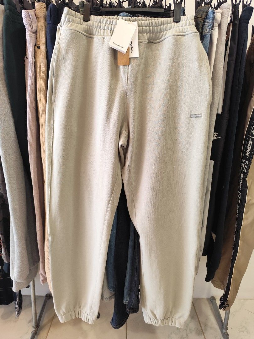 Thisisneverthat Joggers and Jeans (Category: Jeans) located in Puerto Princesa. Submitted by secondhand_bliss (Listing ID 1462328478, Image 2). Description: - Brand new Thisisneverthat joggers available in grey, light grey, and dark green. - Classic blue denim jeans also available. - All items come in original packaging with tags attached. - High-quality apparel perfect for your wardrobe..