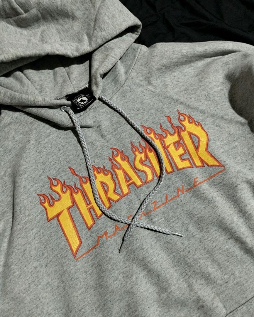 Thrasher flame logo hoodie (Category: Coats, Jackets and Outerwear) located in Malaybalay. Submitted by james.thriftclothing (Listing ID 1462355458, Image 2). Description: .