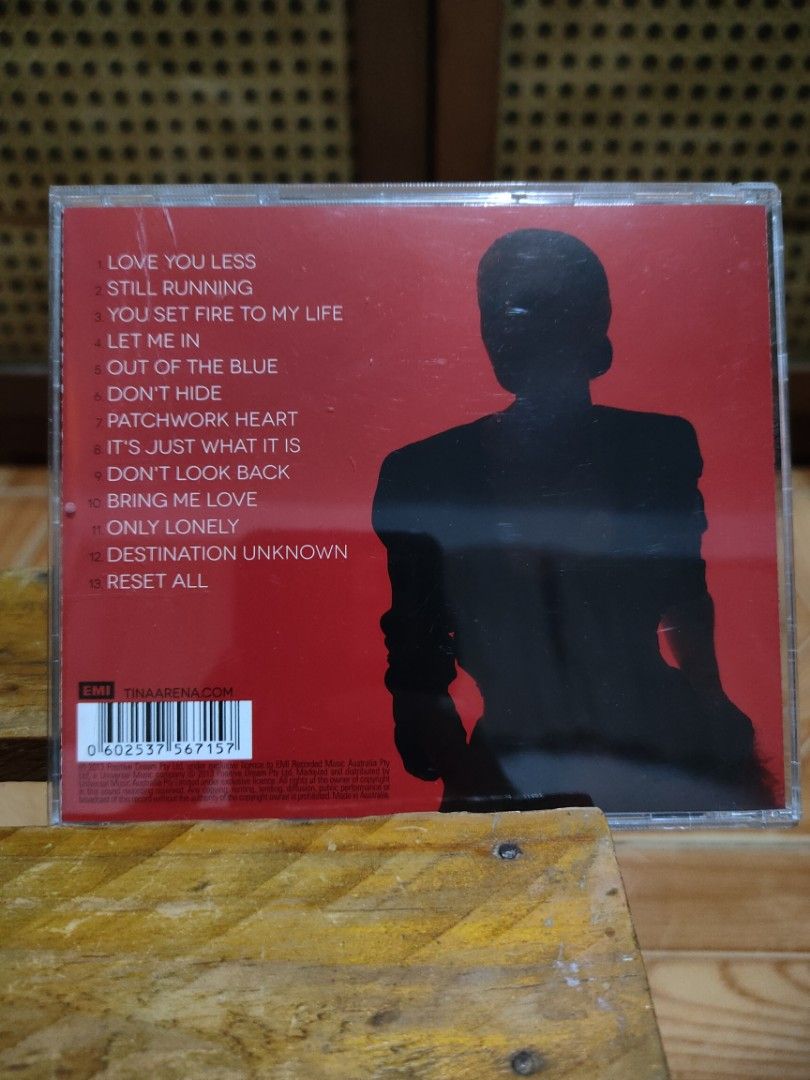TINA ARENA - Reset CD (Category: CDs & DVDs) located in Paranaque City. Submitted by jnthn.c (Listing ID 1462385840, Image 2). Description: nm to m.