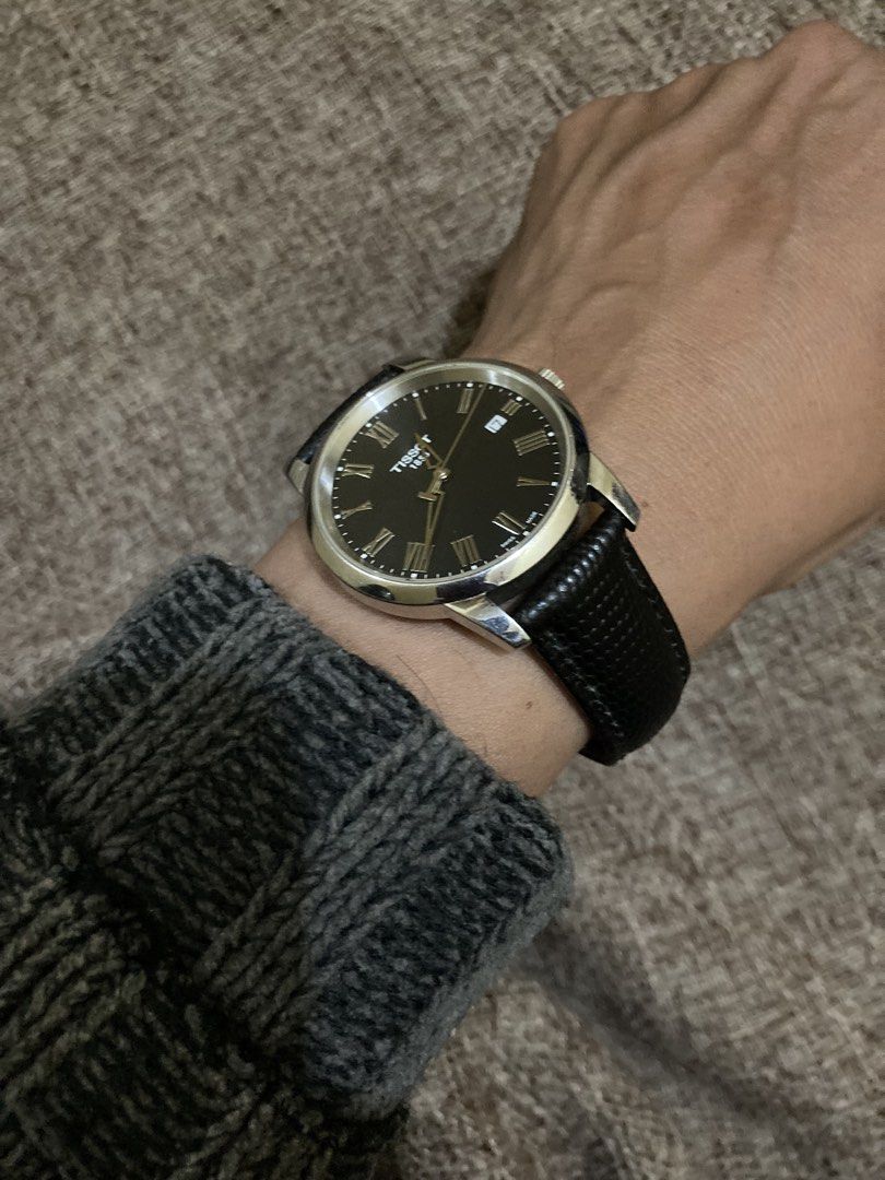 Tissot Dream Watch (Category: Luxury Watches) located in Makati City. Submitted by thrift_no_limit (Listing ID 1462257582, Image 1). Description: For Sale: Tissot Dream Watch 38mm in prestine condition, give acurate time, size of strap fits small to medium wrist Steal Price: P 3,500 last price inclusion: stainless strap fits small to mid size wrist only and leather strap with tissot buckle pm me for interested Pre loved of the owner bought in sm 