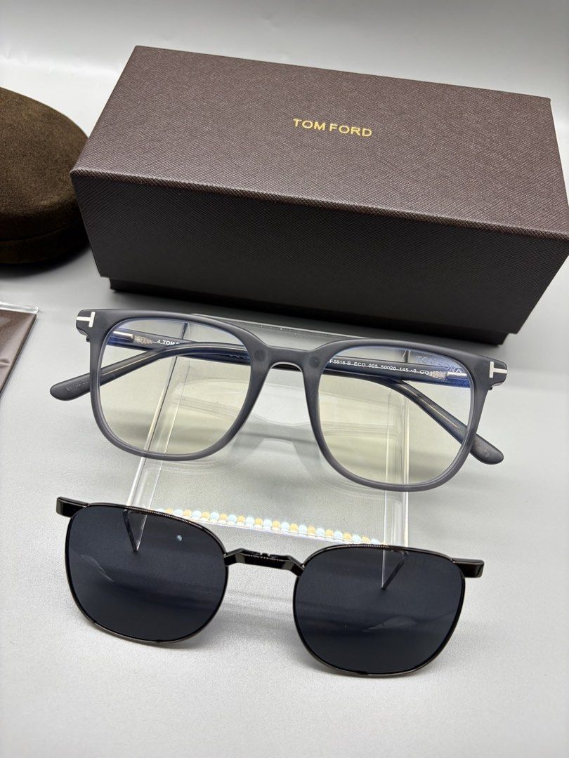 Tom Ford TF5916-B Eyeglasses (Gray) (Category: Sunglasses & Eyewear) located in Bacoor. Submitted by thegentleluxe (Listing ID 1462333469, Image 2). Description: Tom Ford TF5916-B Eyeglasses (Gray) Magnetic Clip-On Dark Lenses Complete with Inclusions Box, Authenticity Card, Cloth, Case Pre-Order/On Hand Other Colors: For Pre-Order 4495 only! (Shipping fee excluded) Follow our Page FB: The Gentle Luxe IG: thegentleluxestore.