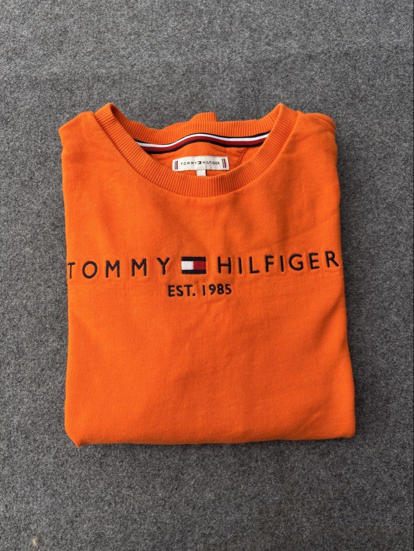 Tommy Crewneck (Category: Coats, Jackets and Outerwear) located in Cebu City. Submitted by suota_co_23 (Listing ID 1462390041, Image 3). Description: Tommy crewneck (youth size) unisex Dimes: L23 W 19.5 no issue as new.