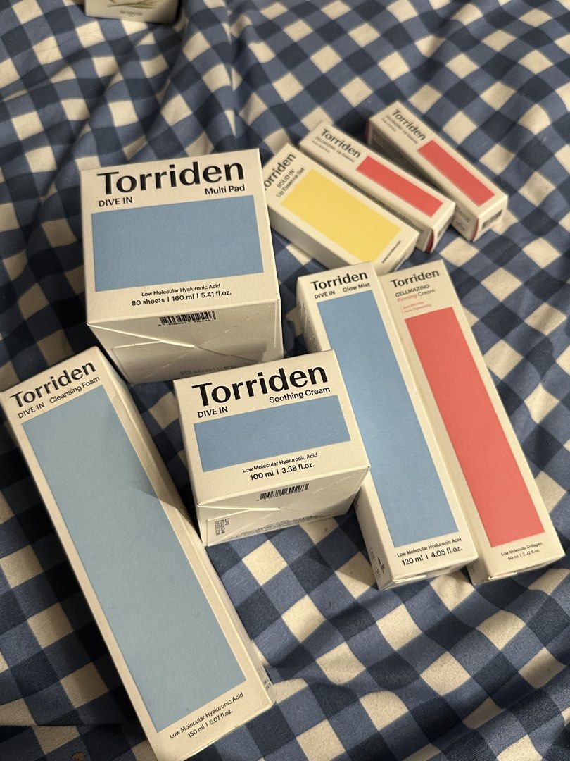 Torriden Skincare (Take all or per pc) (Category: Face Care) located in Quezon City. Submitted by stuffzxonsale (Listing ID 1462298133, Image 1). Description: Torriden Skincare Starts at 500 All Brand New 2028-2029 Expiration RFS - declutter MOP - gcash/maribank/gotyme DEL - ggx lalamove jnt PM FOR INQUIRIES 🫶🏻.