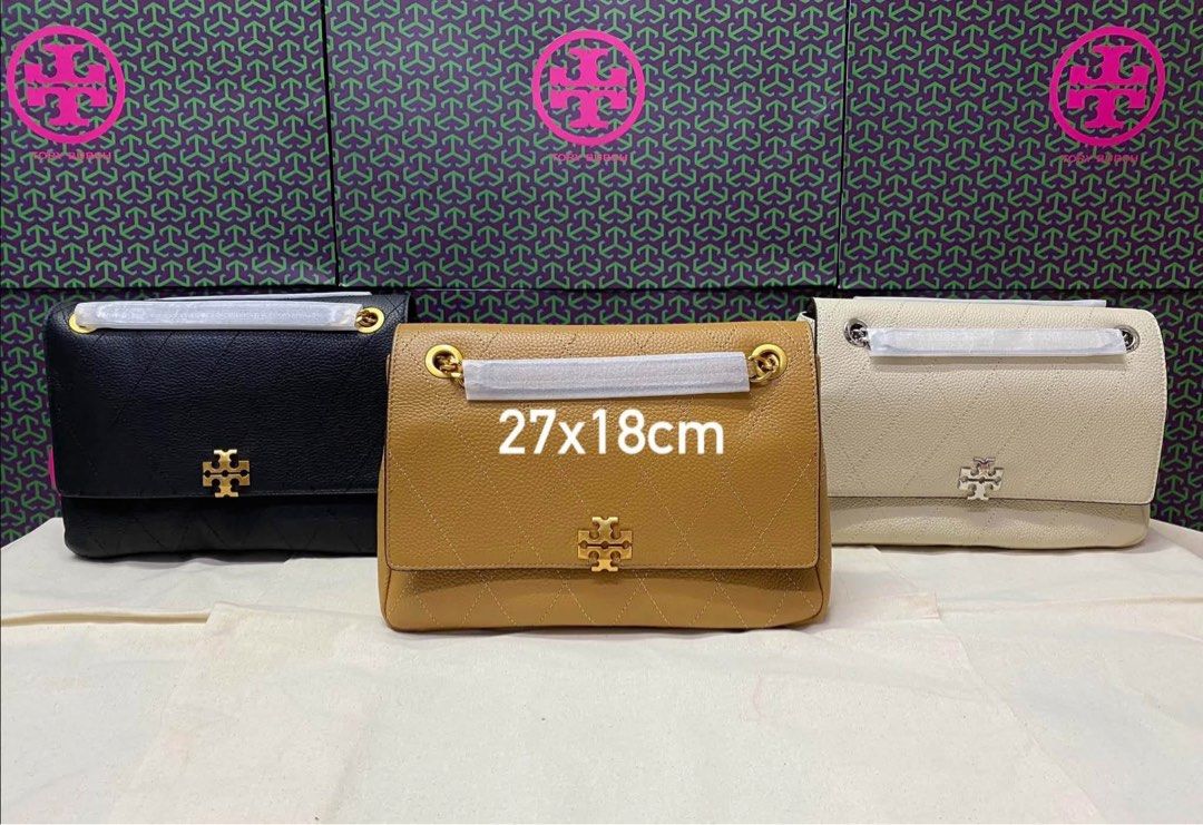Tory Burch Charlie Quilted Shoulder Bag (Category: Cross-body Bags) located in Bulacan. Submitted by mykakarizza (Listing ID 1462375769, Image 1). Description: Big 2900 Small 2700.
