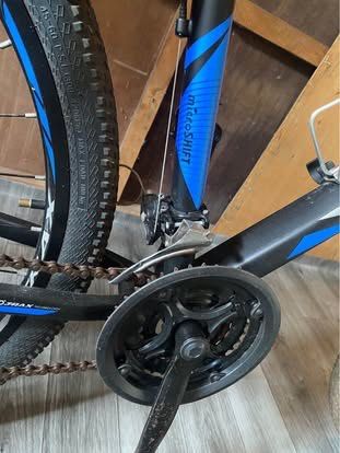 TRAX Mech 26 Mountain Bike (Category: Bicycles) located in Antipolo. Submitted by mrkdnl.21 (Listing ID 1462281361, Image 3). Description: SPECIFICATION: - Alloy Frame - Suspension fork - Mechanical disc brake (both front and rear) - 3x7 speed (3 front and 7 rear) - Micro shift rapid fire shifter - Microshift (FR&RD) - Quick release hubs - Quick release seat clamp - Double wall alloy rim - 26x2.125 - Side stand Goods pa brakes Goods pa shift bast