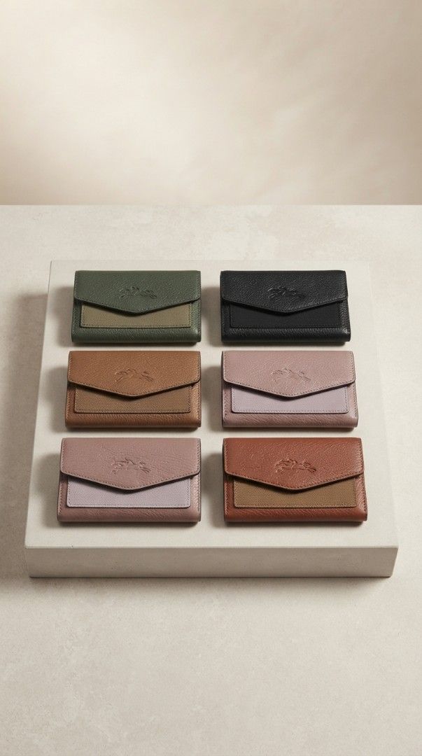 Trifold Small Wallets - Various Colours & Styles (Category: Wallets & Card holders) located in Davao. Submitted by nisa_chan04 (Listing ID 1462373891, Image 2). Description: - Small size wallets - Featuring signature monograms or logos - Available in multiple colors and patterns - Some designs are tri-fold with card slots and coin pockets - Ideal for keeping your essentials organized - Please check photos for specific designs and colors.