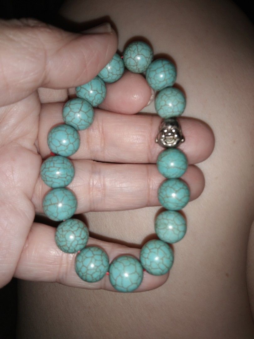 Turquoise bracelet wd charm (Category: Bracelets) located in Quezon City. Submitted by eidorableshop (Listing ID 1462263988, Image 2). Description: .
