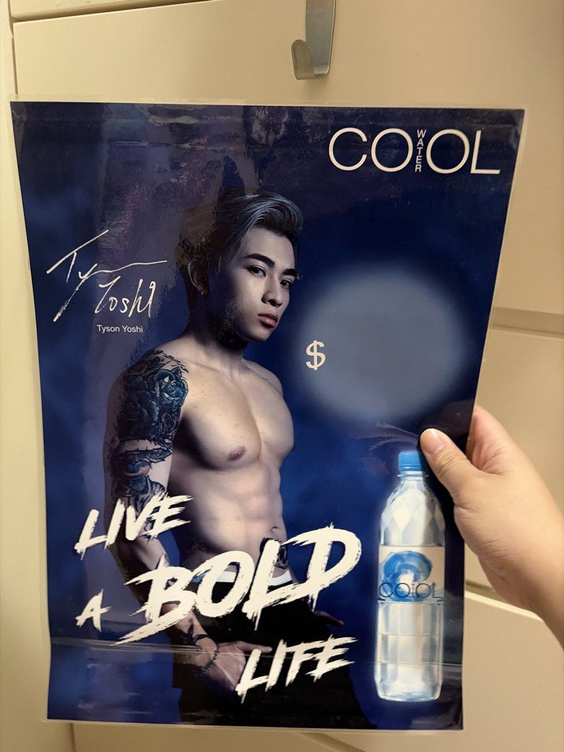 絕版Tyson Yoshi Cool Water 海報 （分類：活動門票）位於 Hong Kong。 由 ytleo4997 提交（商品編號 1462425621，圖片 1）。簡介： $50 調景嶺地鐵站交收。