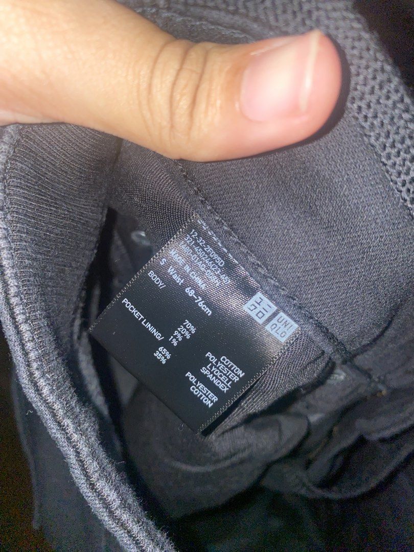 Uniqlo Black Jeans Size S (Category: Jeans) located in Cagayan de Oro. Submitted by brokylee (Listing ID 1462379812, Image 2). Description: FOR SALE: 🛍️ Uniqlo EZY Black Ultra Stretch Pants ₱600 Condition: 8/10 Size: Small Waist: 68-76 cm RFS: Decluttering 📍 Meet-ups: SM Mall of Asia (Pasay) Pasay Area Lalamove.