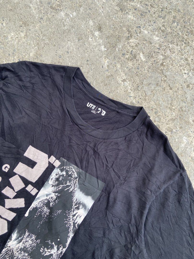 UNIQLO X GODZILLA 70TH ANNIVERSARY TEE (Category: Tshirts & Polo Shirts ) located in Davao. Submitted by re.wornn (Listing ID 1462343379, Image 2). Description: •XL W22 L29 •COLOR RATE:9/10 •EXCELLENT CONDITION 🏷️380 ADD SHIP 📩DM.