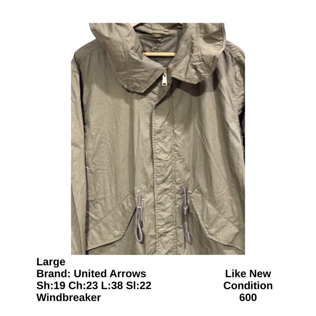 United Arrows Long Parka Jacket (Category: Coats, Jackets and Outerwear) located in Bulacan. Submitted by rlemonfashionshop (Listing ID 1462417243, Image 2). Description: Premium Class Quality Items. Actual Item on Photo with Good/Mint Condition. Message us for inquiries, more information and confirmation. Wash before wearing. Thank you so much..