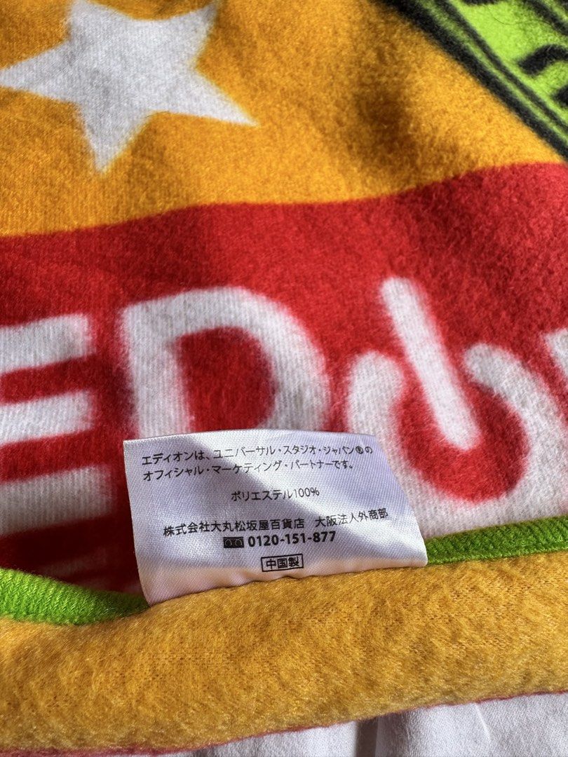 Universal Studios Japan x Edion Elmo Fleece Blanket (Category: Accessory Holder, Box & Organizers) located in Manila. Submitted by thevintage90_sretro. (Listing ID 1462297292, Image 3). Description: is a Universal Studios Japan x Edion Elmo Fleece Blanket one size / length 27 inches / width 40 inches legit dm.