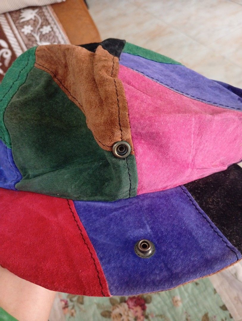 Vintage Cap patchwork codroy (Category: Cap & Hats) located in Pasir Mas. Submitted by original_uniqlo (Listing ID 1462293946, Image 3). Description: made in japan.