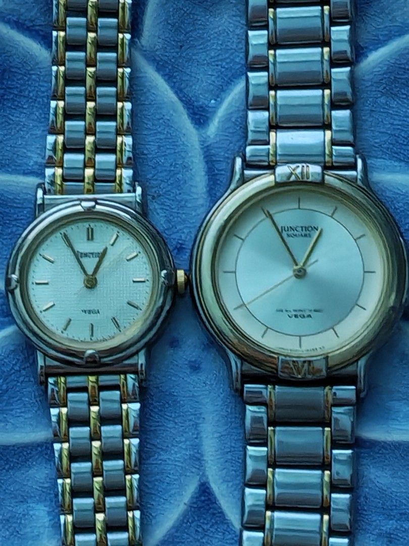 Vintage Citizen Junction Vega Two-Tone (Bundle for 2) (Category: Women's Watches) located in Trece Martires City. Submitted by heirloomhoursph (Listing ID 1462420588, Image 3). Description: ✨ Heirloom Hours – Available Piece ✨ Vintage Citizen Junction Vega Two-Tone (Bundle) Php 7,499 + sf Details: ■ Brand/Series: Citizen ■ Model Number: 6A31-L01803 & 6A32-L04250 ■ Movement: Quartz ■ Design Origin: Japan ■ Case Size: 25mm & 33mm ■ Wrist Size: 19cm