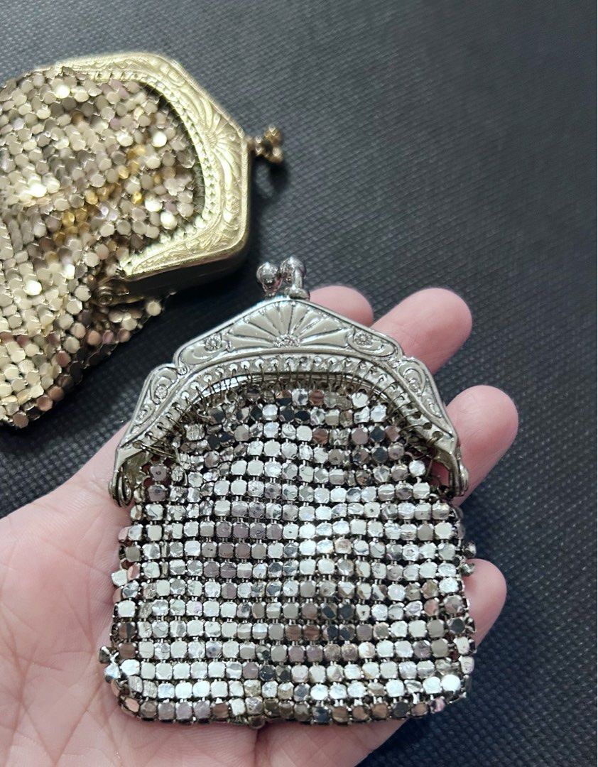 Vintage Gold & Silver Mesh Purse (Category: Wallets & Card holders) located in Makati City. Submitted by cestparfaitvintagejewelries (Listing ID 1462287216, Image 3). Description: Take both for 350 pesos With signs of wear but still usable and good for vintage collectors..