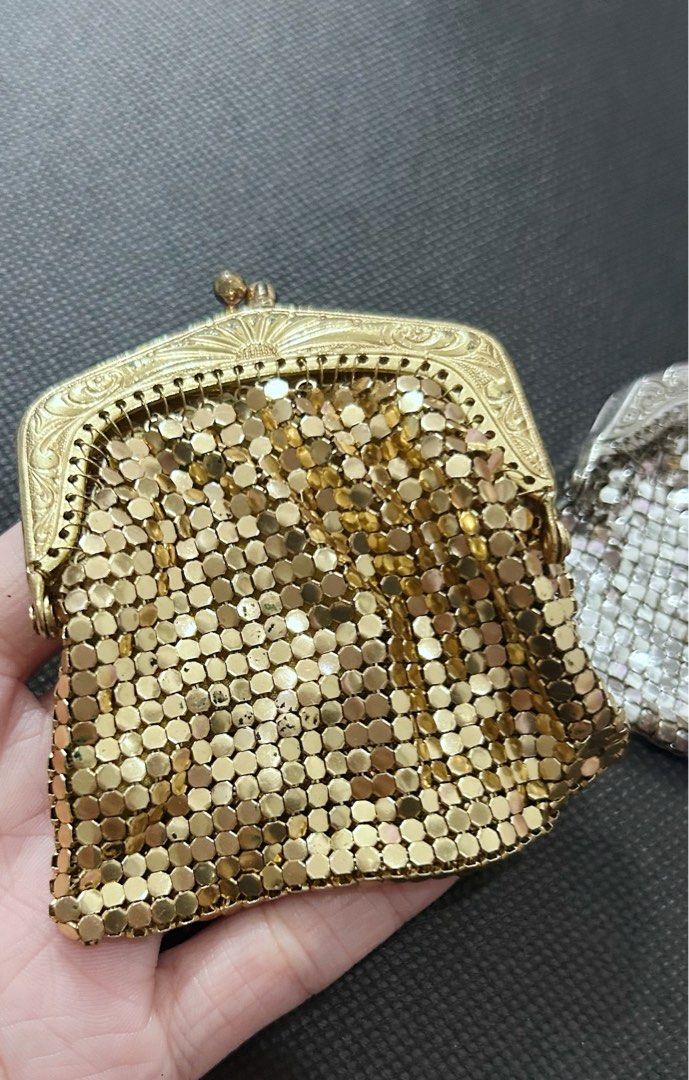 Vintage Gold & Silver Mesh Purse (Category: Wallets & Card holders) located in Makati City. Submitted by cestparfaitvintagejewelries (Listing ID 1462287216, Image 2). Description: Take both for 350 pesos With signs of wear but still usable and good for vintage collectors..