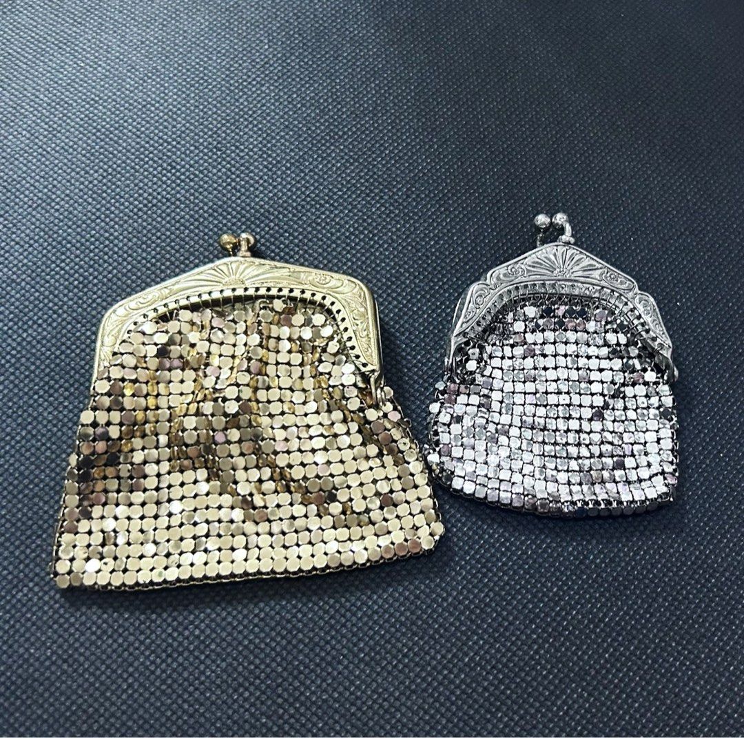 Vintage Gold & Silver Mesh Purse (Category: Wallets & Card holders) located in Makati City. Submitted by cestparfaitvintagejewelries (Listing ID 1462287216, Image 1). Description: Take both for 350 pesos With signs of wear but still usable and good for vintage collectors..