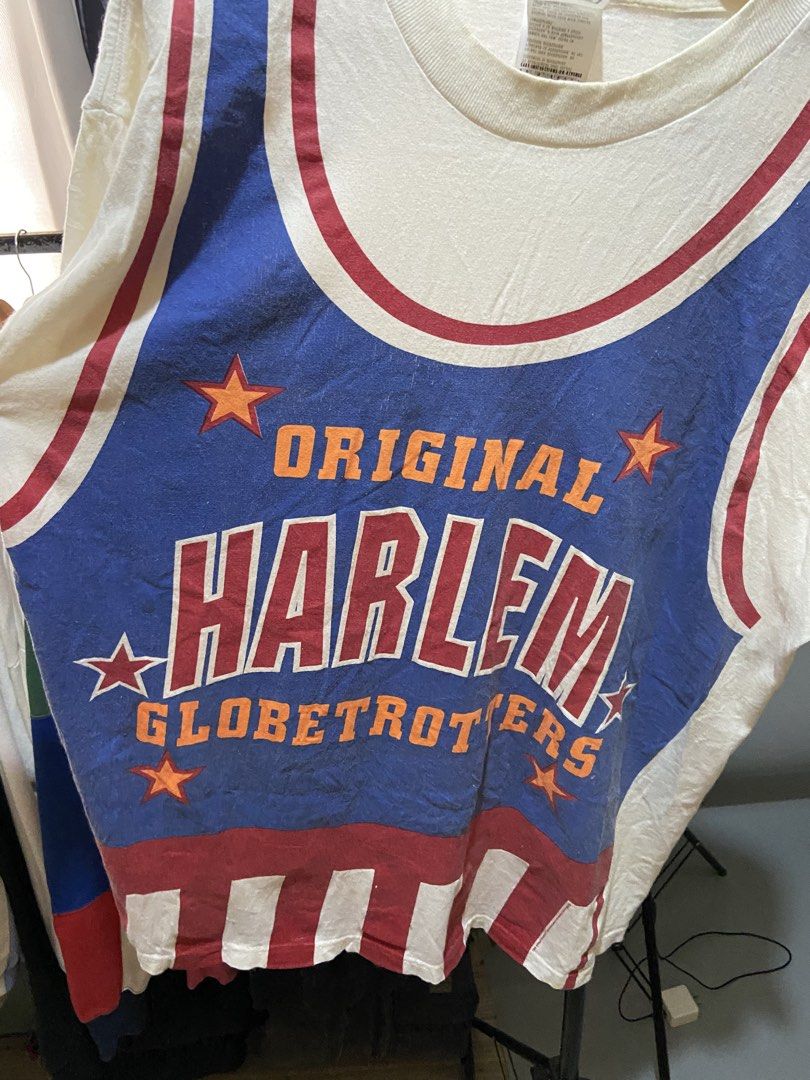 Vintage harlem shirt (Category: Tshirts & Polo Shirts ) located in Cavite. Submitted by jayson_04 (Listing ID 1462406995, Image 2). Description: color rate: 9.0 condition: 9.0 issue: baby hairline dimes: 23x29.