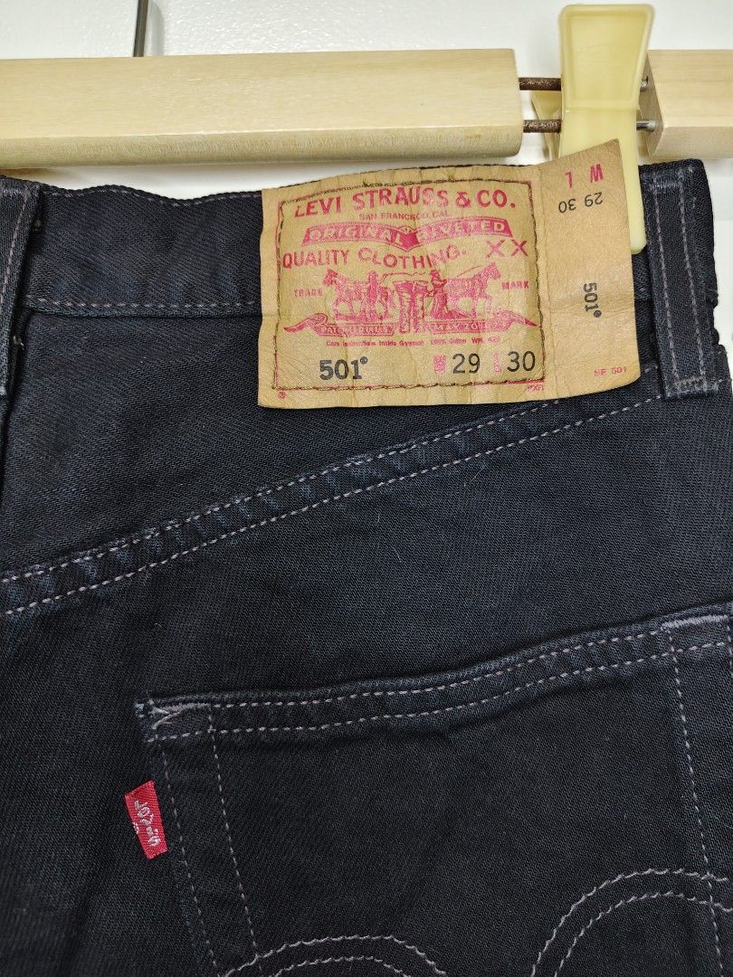 Vintage Levi's 501 Extended Patch (Category: Jeans) located in Cabuyao City. Submitted by vsion.archives8 (Listing ID 1462417612, Image 3). Description: Vintage Levi's 501 Extended Patch Made in Guatemala 324 Button Stamp Excellent condition Issue: Minimal tear inside please check the last photo. Not noticable when worn Waist: 29 Length: 39.5 Hem: 8 Location: Cabuyao, Laguna 🏷️1,700.