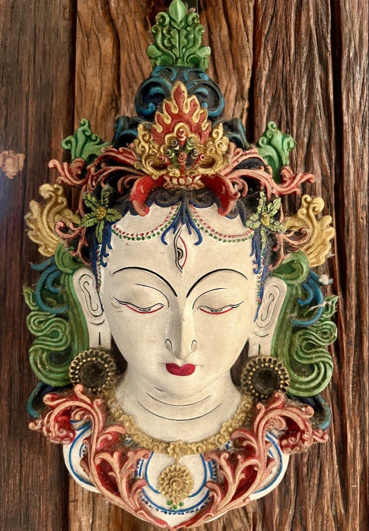 Vintage Tribal Mask Wall Decor (Category: Wall Decor) located in Rosario. Submitted by chasiebananie (Listing ID 1462297535, Image 2). Description: - Crafted from wood, some with intricate beadwork; papier-mâché - Ideal for enhancing home decor or creating cultural displays - Adds character and a unique touch to any room Personally collected. Most of the masks are from Nepal and one from Africa. One small mask is broken (black) so I am just givin