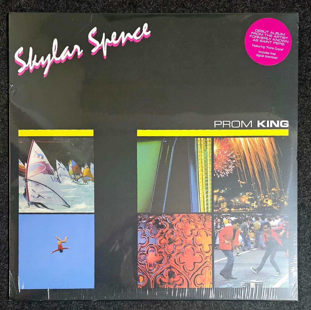 [Vinyl LP] Skylar Spence – Prom King (Category: Vinyls) located in Cainta. Submitted by bunnygod (Listing ID 1462324086, Image 1). Description: US pressed, 2015 Carpark Records – CAK107 📀 📂 New/sealed 🎶 Indie Pop A1 Intro A2 Can't You See A3 Prom King A4 I Can't Be Your Superman A5 Ridiculous! A6 Fall Harder B1 Bounce Is Back B2 Affairs B3 All I Want B4 Cash Wednesday B5 Fiona Coyne.