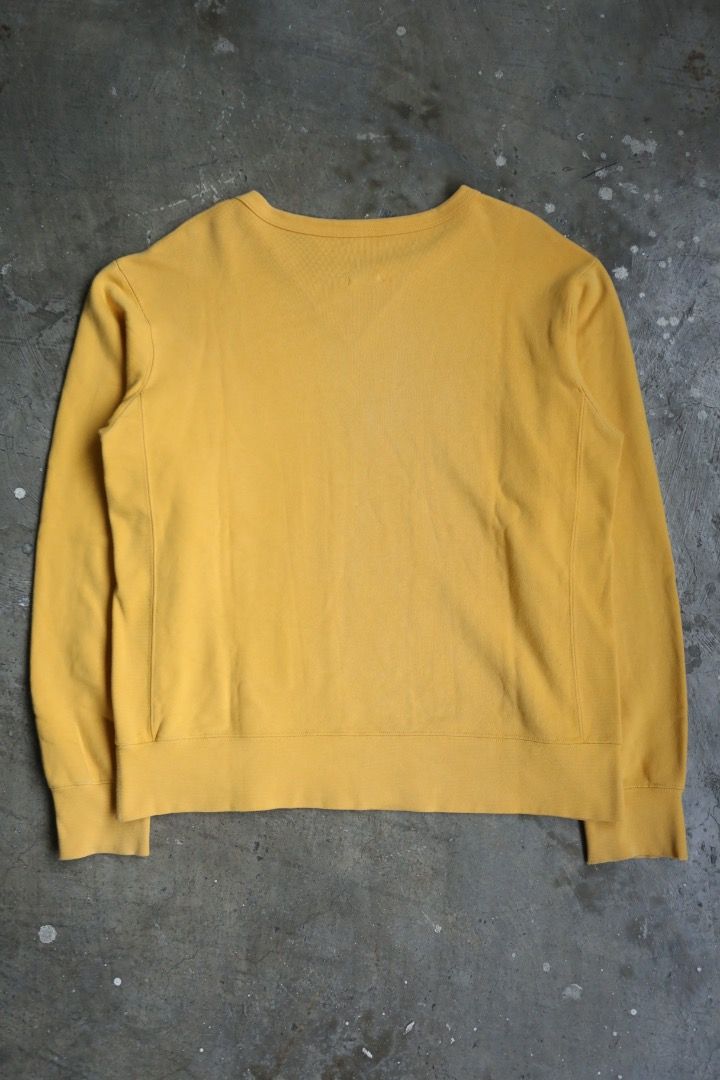 Visvim - S/S 16 - Stencil Vntg Crew L/S (Category: Coats, Jackets and Outerwear) located in Manila. Submitted by graymatter_ (Listing ID 1462360931, Image 3). Description: Visvim - S/S 16 - Stencil Vntg Crew L/S Tagged Size: 3 Condition: 9/10 Flaws: Cut Side Tag Material: 100% Cotton Made in: Japan Dimensions Length: 26 Width: 23.5 Shoulder: 22.5 Sleeve: 26 .