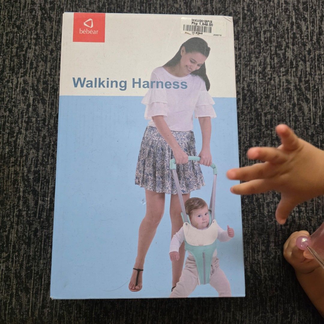 Walking Harness (Category: Infant Playtime) located in Manila. Submitted by sabrinakimtmd (Listing ID 1462278571, Image 3). Description: bebear Walking Harness color: baby pink condition: Brand New.