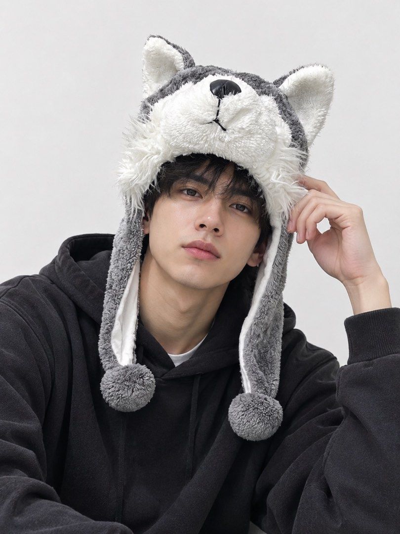 Wolf Beanie Hat (Category: Beanie) located in Kota Bharu. Submitted by shaaa1111 (Listing ID 1462269310, Image 1). Description: .