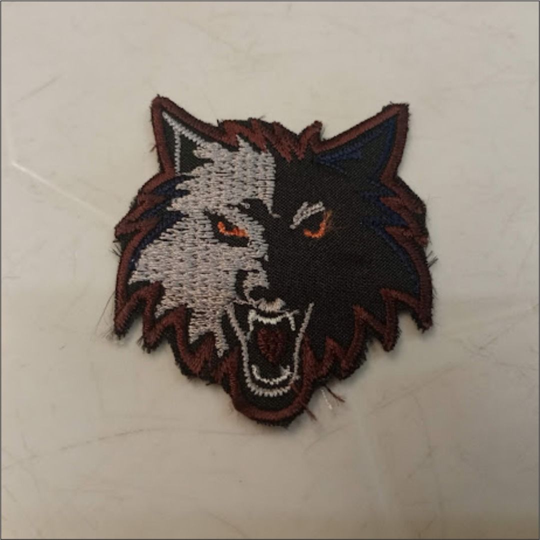 Wolf Head Embroidered Patch (Category: Tshirts & Polo Shirts ) located in Quezon City. Submitted by susmaryosep1 (Listing ID 1462381079, Image 1). Description: - Fierce wolf head patch - Unique half white, half black design - Striking orange eyes - Approximately 3 inches tall - Versatile: Iron-on or sew-on application - Ideal for customizing jackets, bags, and hats 150.