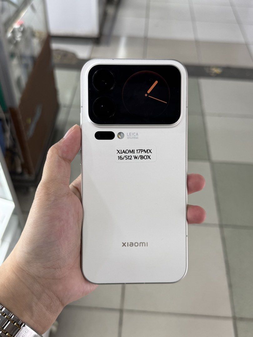 XIAOMI 17 PROMAX 16/512GB OPENLINE NO ISSUE COMPLETE WITH SAME SERIAL BOX (Category: Xiaomi) located in San Juan City. Submitted by ainahgadgetsshop (Listing ID 1462292905, Image 1). Description: XIAOMI 17 PROMAX 16/512GB OPENLINE SEPTEMBER 2026 STALL #: XB-07 FOR SALE | TRADE / SWAP PASS SA MGA SCAMMERS / THIRD PARTY (RFS: Buy and Sell) ⬇️DETAILS⬇️ •16/512 GB (Other storage is also available) •White (Other color is also available but price may v