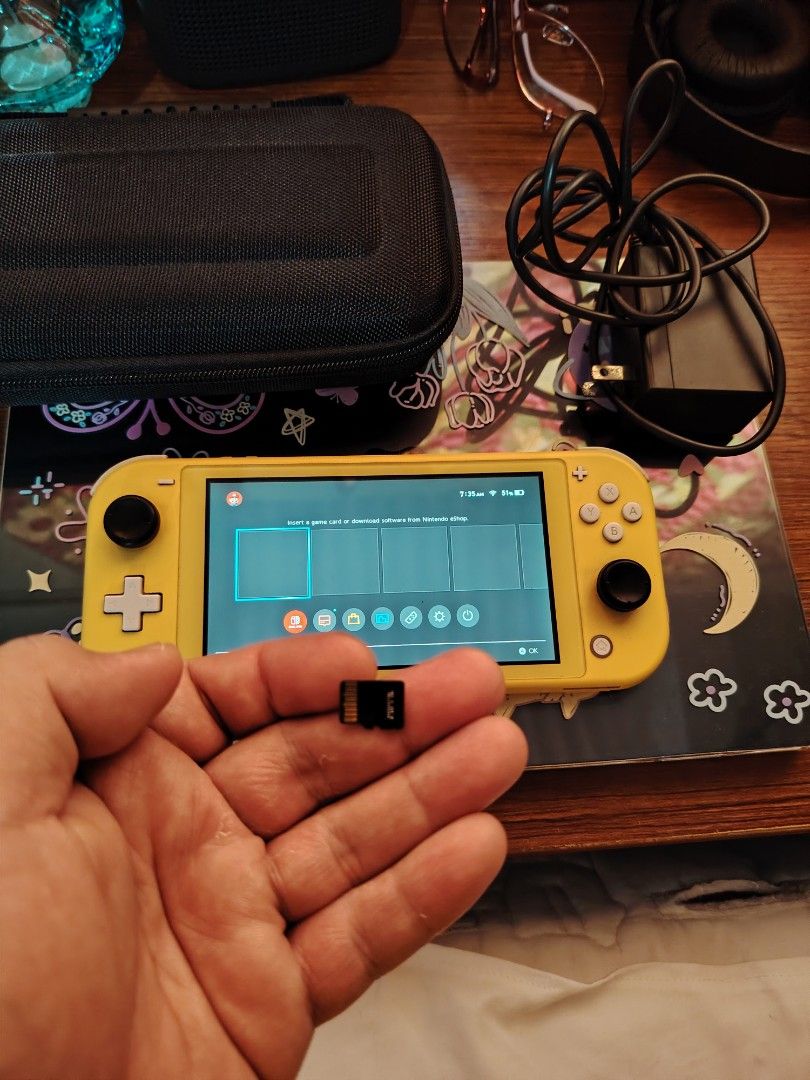 Yellow Nintendo Switch Lite Console with Case and Charger (Category: Nintendo) located in Manila. Submitted by chandler07 (Listing ID 1462349757, Image 3). Description: - Yellow Nintendo Switch Lite console - Original charger included - Black carrying case - 64GB microSD card pre-installed - Ready for its new owner No box. Locaction north caloocan lapit sa. Sm fairview.. Lalamove sa malayo Dm nalang sa more info. Salamat. .