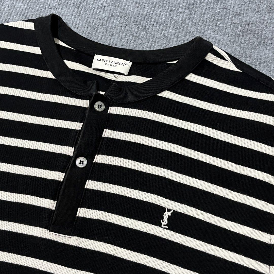 yves saint laurent paris shirt (Category: Formal Shirts) located in Malay. Submitted by oplt_dept. (Listing ID 1462360372, Image 3). Description: -washed & clean -luxury essentials -size:Large -width:21 -length:28 -made in Italy .