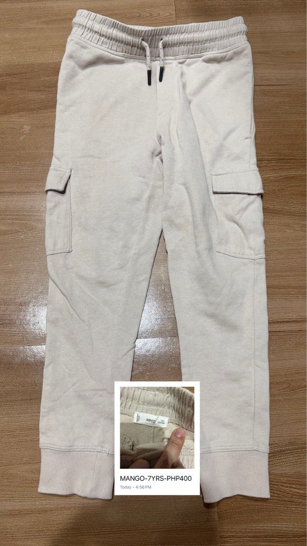 Zara and Mango (Category: Babies & Kids Fashion) located in San Pedro. Submitted by tineodulio (Listing ID 1462346027, Image 3). Description: Comfortable Zara shorts for kids. Elastic waistband with drawstring. Two side pockets. Great for everyday wear. Available in cream and grey. Perfect for active play..