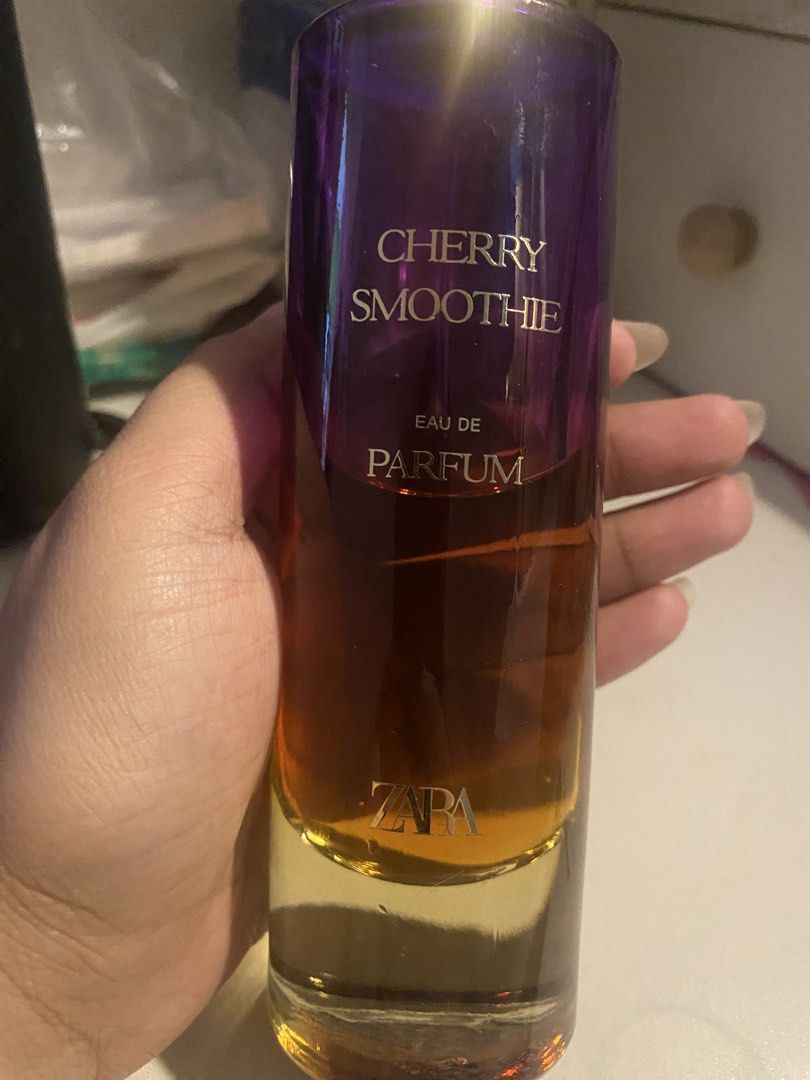 Zara Cherry Smoothie (Category: Fragrance & Deodorants) located in Manila. Submitted by ellaineee493200 (Listing ID 1462285864, Image 2). Description: 500 - cherry smoothie 270- peach glow.