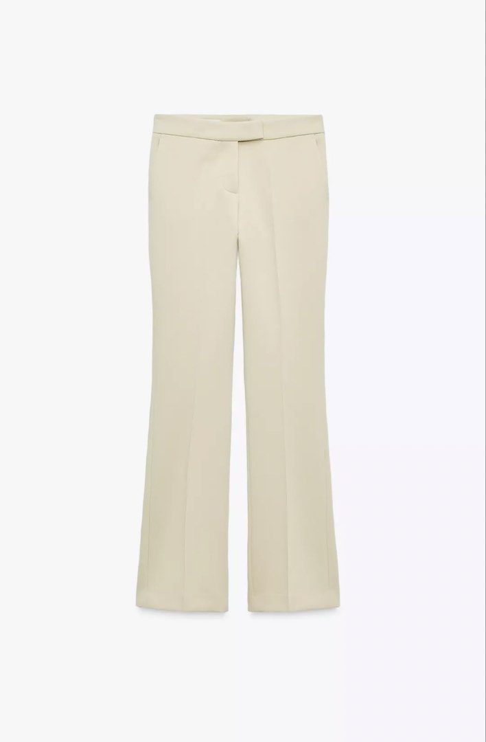 Zara Flared Trousers Sand (Category: Other Bottoms) located in Quezon City. Submitted by whitelabel17 (Listing ID 1462296260, Image 2). Description: Color Sand.