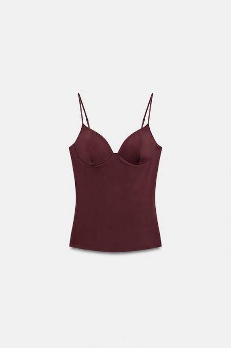 Zara Polyamide Blend Bustier Top (Category: Sleeveless) located in Manila. Submitted by charlxxgnva (Listing ID 1462309747, Image 1). Description: Used once only mga 3 hours lang hehe.