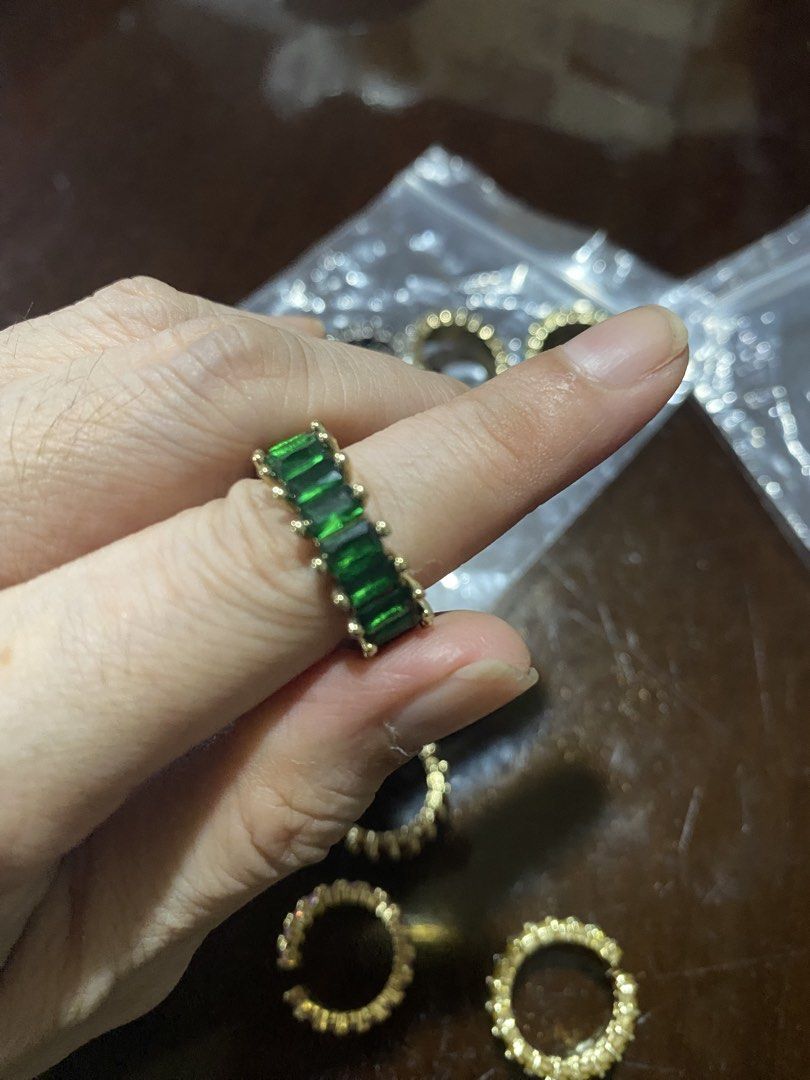 Zircon Green Ring ( adjustable) 2pcs. (Category: Rings) located in Pasig City. Submitted by xhuming-2 (Listing ID 1462329513, Image 2). Description: .