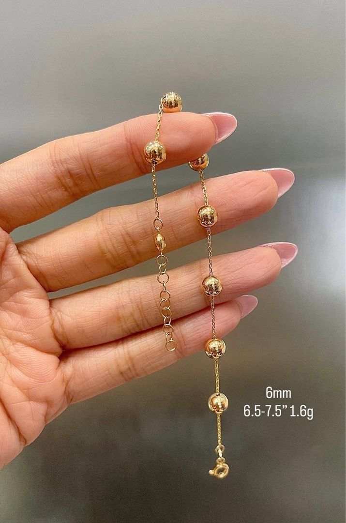 18K Gold Bracelet (Category: Bracelets) located in Manila. Submitted by missielle (Listing ID 1462631022, Image 1). Description: Follow us on IG @everydaygolds.
