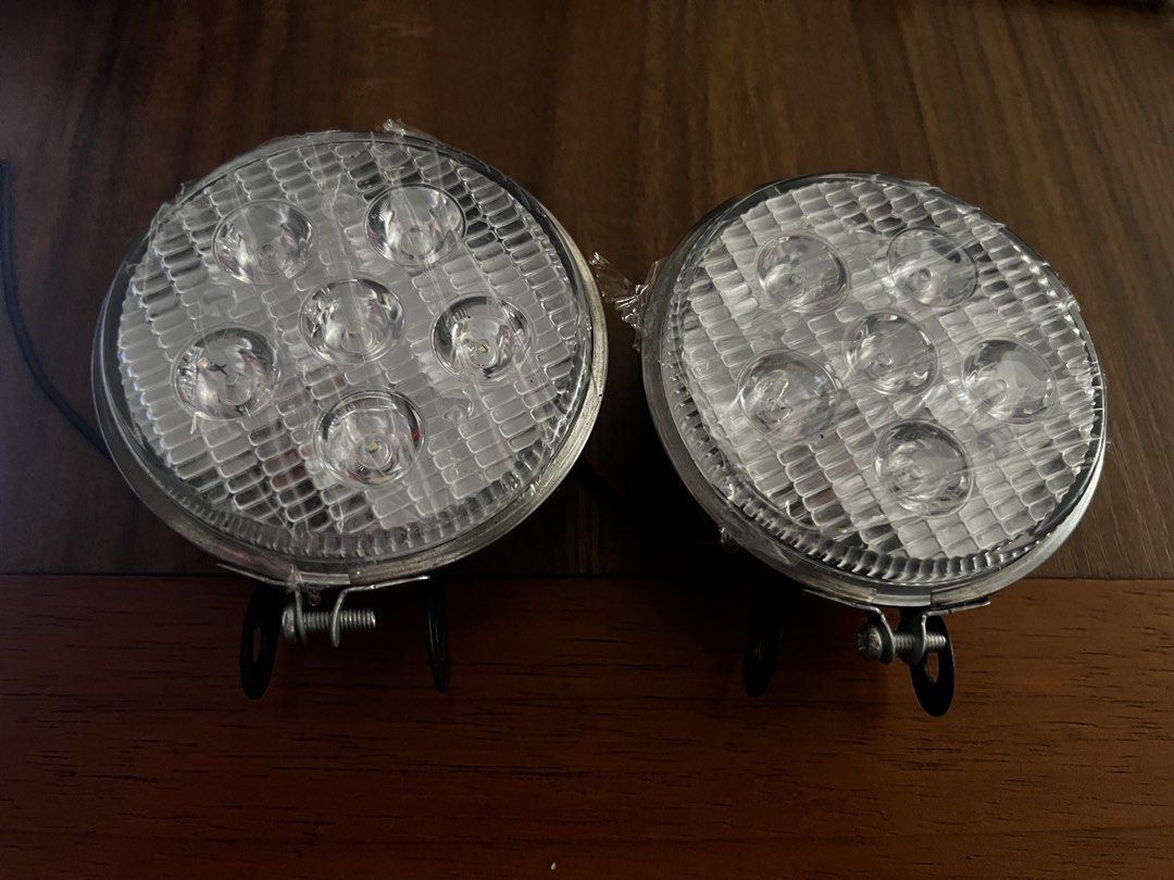 1 pair Truck LED Spotlight 24v (Category: Lightings, Horns, and other Electrical Parts and Accessories) located in Taguig. Submitted by mickey_stanley (Listing ID 1462508867, Image 1). Description: 1 Pair of round LED spotlights - Each light features 6 bright LEDs - Includes adjustable mounting brackets for easy positioning - IP67 waterproof - durable, easy installation, super bright - 3inches LED diameter Php 470. Paranaque. .